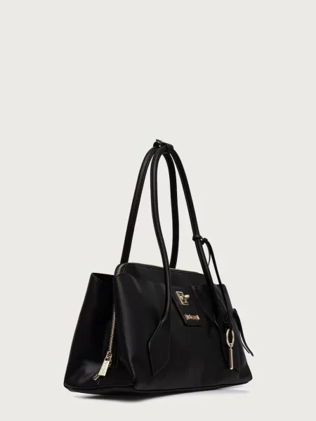 Geantă shopper Just Cavalli negru