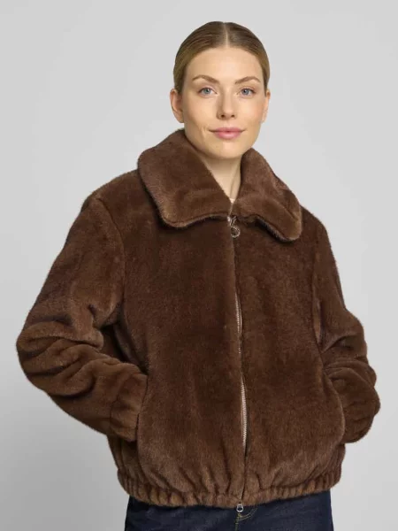 Kurtka w kroju regular fit ze sztucznego futra Fuchs Schmitt