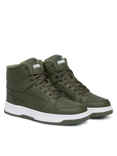 Tenisice Puma Rebound Slam Mid Wtr Jr Tamno zelena
