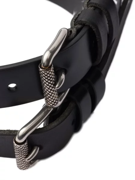 Curea Prada din piele negru