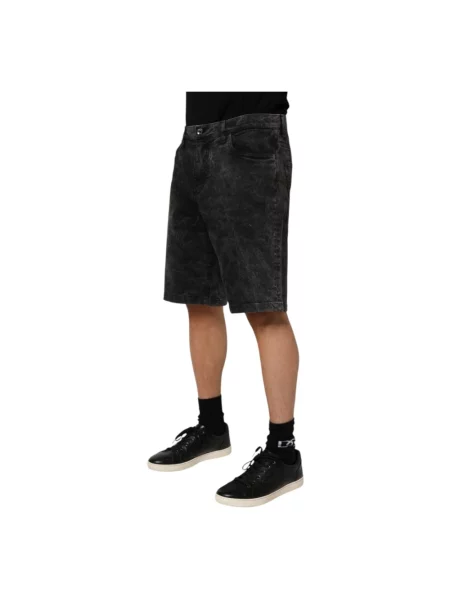 Szorty jeansowe Dolce And Gabbana czarne