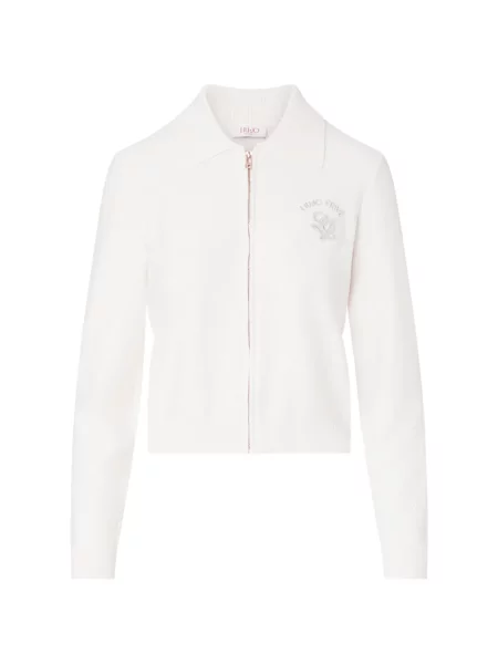 Cardigan Liu Jo cu paiete alb