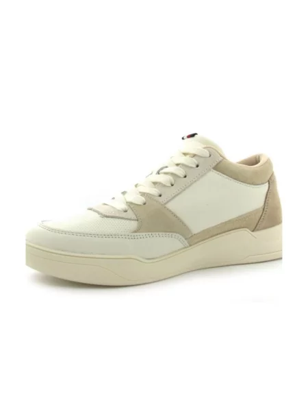 Sneakersy Tommy Hilfiger skórzane beżowe