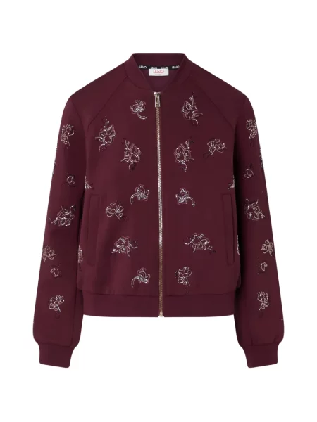 Hanorac Liu Jo cu broderie violet