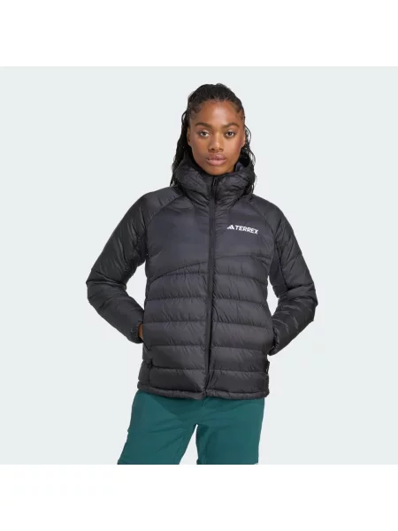 Bunda Terrex Xperior CLIMAWARM+ Down Hooded černá