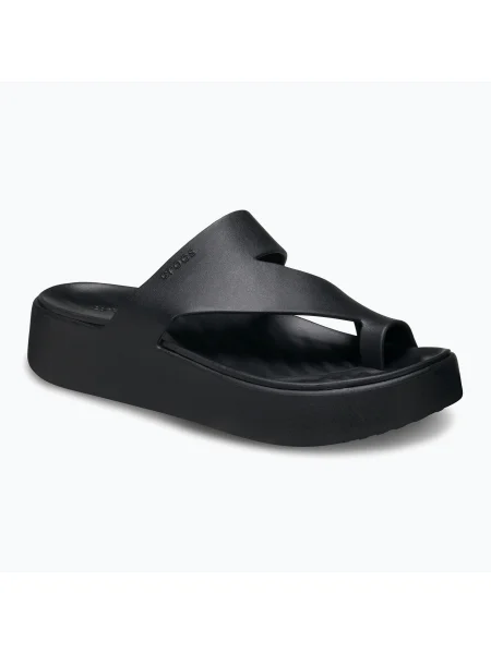 Дамски джапанки Crocs Getaway Platform Toe Loop black черно