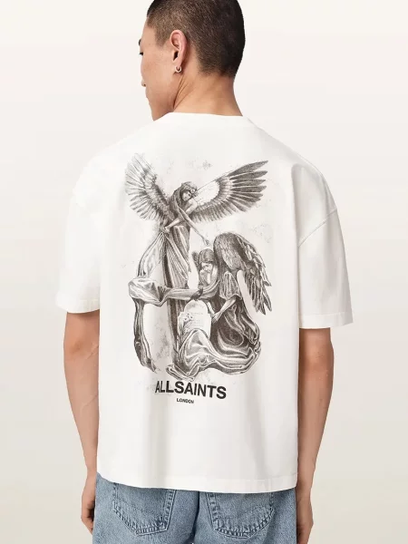 AllSaints tricou pentru bărbați din SERAPH alb