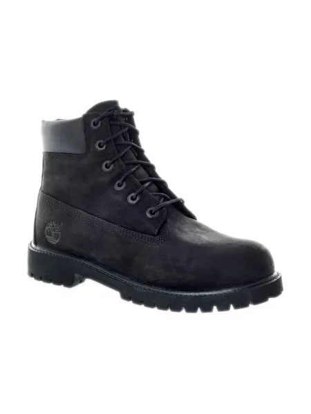 Lniane botki Timberland czarne