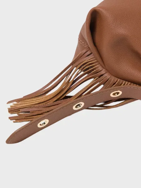 Шкіряна сумка Maje коричнева