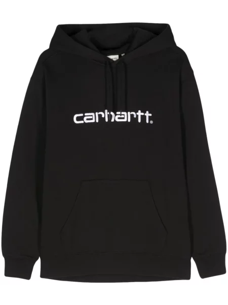 Hanorac cu glugă Carhartt Wip cu broderie negru