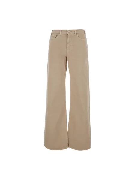 Jeansy Ag Jeans beżowe