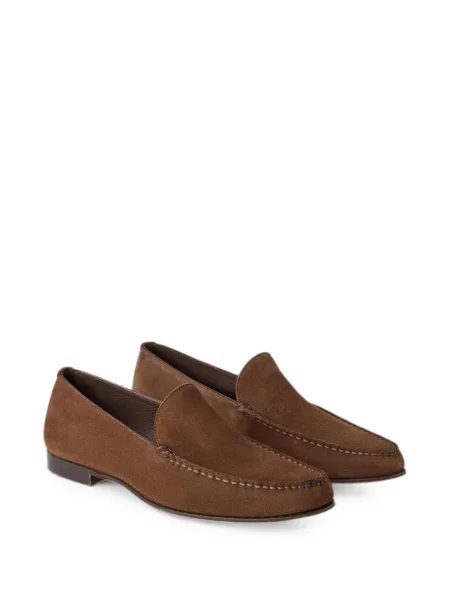 Pantofi loafer Ralph Lauren Collection maro