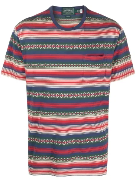Rastezanje polo majica Polo Ralph Lauren karirana s printom ružičasta