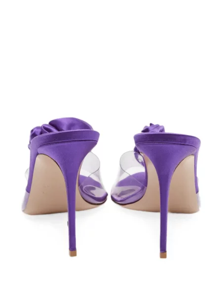 Sandale Le Silla cu model floral cu aplicații violet