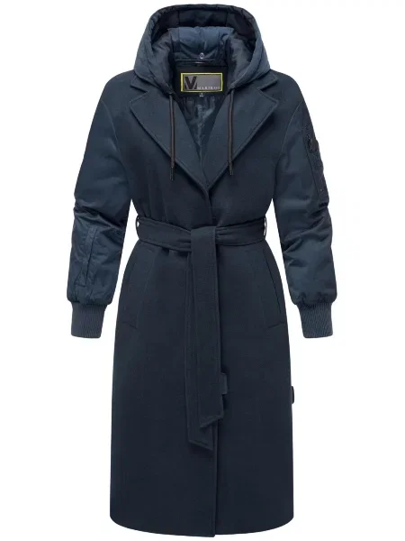 MARIKOO Zimski plašč Tjadee mornarska