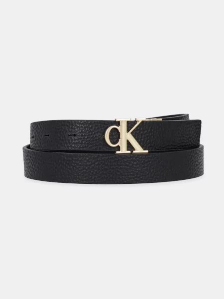 Calvin Klein Jeans oboustranný pásek dámský černý