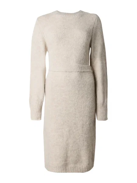 VILA Rochie tricotat VILAMPE natural alb