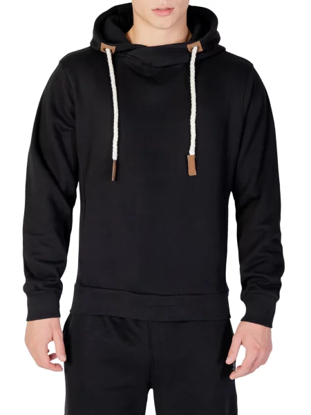 Hoodie Yos s kapuco črna