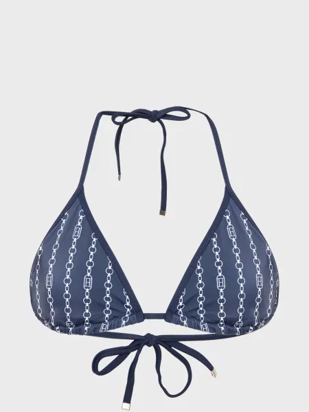 Купальник Tommy Hilfiger з принтом синій