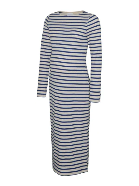 MAMALICIOUS Obleka MLWILLA / mornarska bež