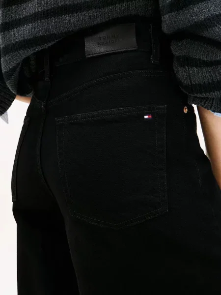 Широкие джинсы Tommy Hilfiger черные