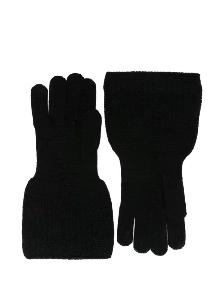 Mănuși Yohji Yamamoto tricotate negru