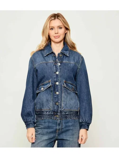 Pinko De blugi geacă bomber BALDO | Relaxed fit albastru