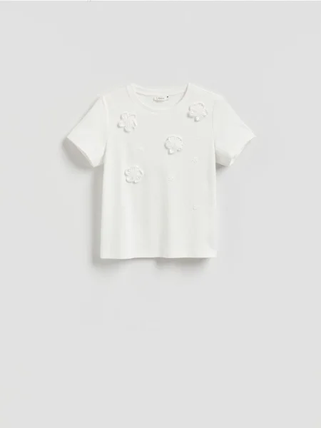 Tricou Reserved cu aplicații