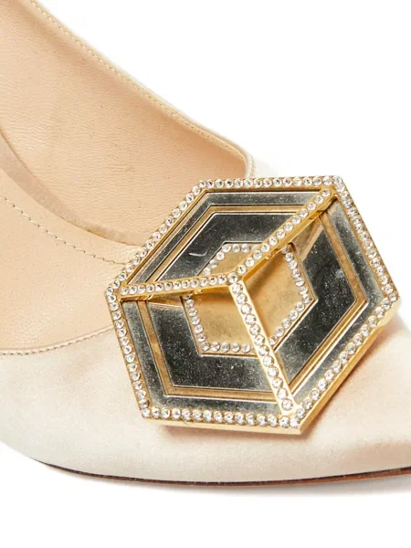 Pantofi cu toc Nicholas Kirkwood de cristal