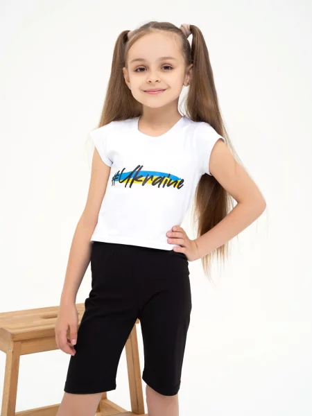 Дитячий Топ ISSA Plus білий