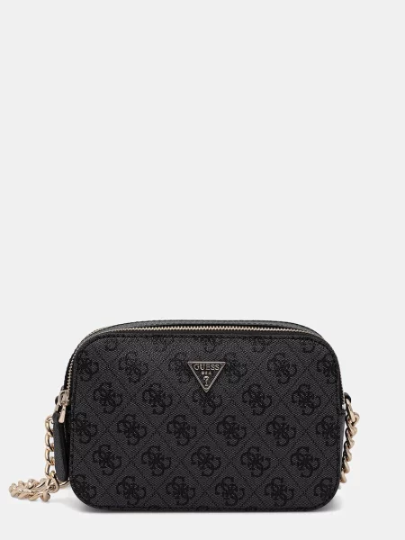 GUESS Noelle Ii Crossbody Camera Coal Logo Universal szara