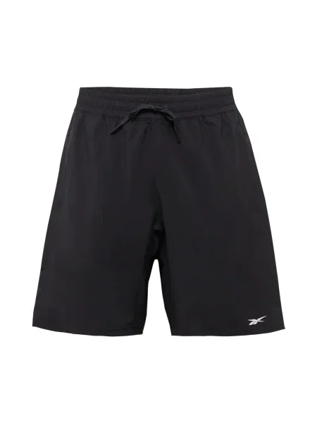 Reebok Sport Sportske hlače / bijela crna