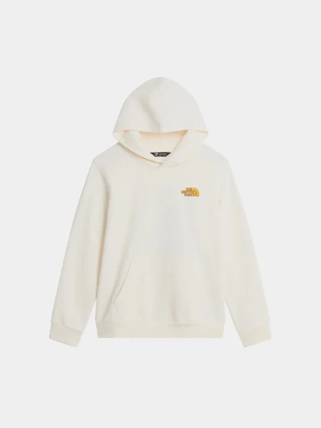 Дитяче Худі The North Face TEEN B OUTDOOR REGULAR HOODIE бавовна/поліестер білий