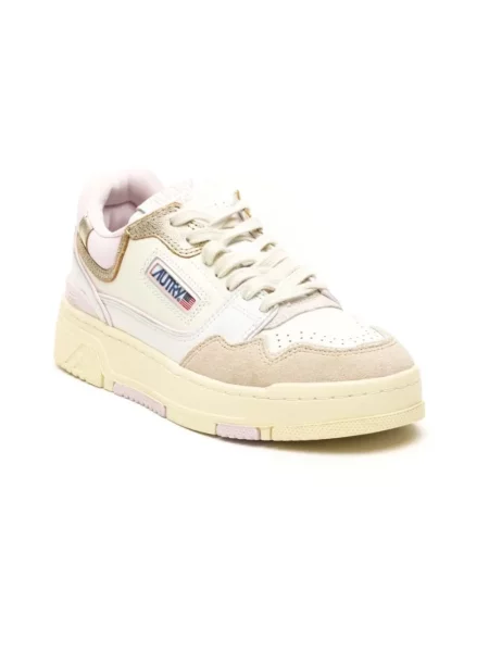 Sneakersy Autry zamszowe białe