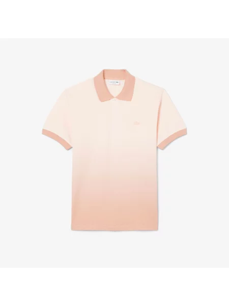 Классическое поло Lacoste розовое