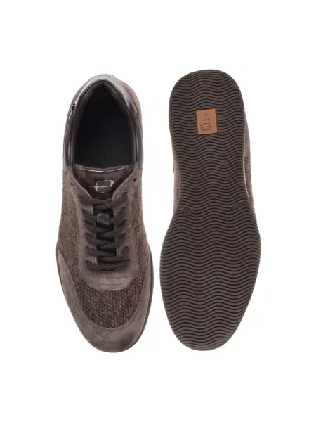 Sneakersy Baldinini zamszowe brązowe