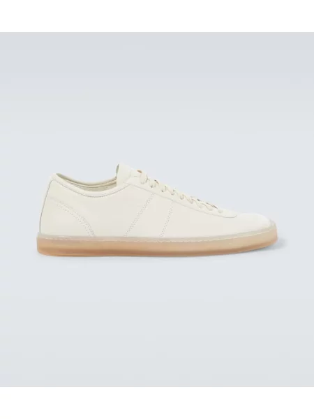Kožené tenisky Lemaire biela