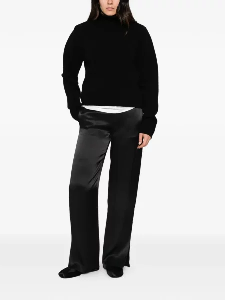 Pantaloni Lisa Yang din satin negru