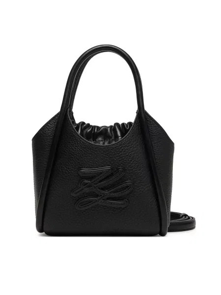 Karl Lagerfeld crossbody torba za žene K/AUTOGRAPH crna