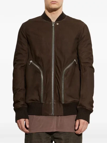 Geanta de piele Rick Owens maro