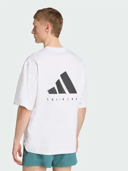 Футболка спортивна adidas білий