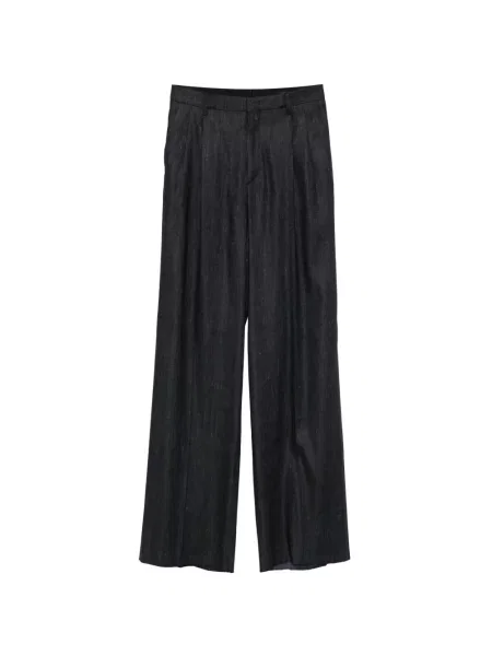 Pantaloni Tagliatore plisate albastru