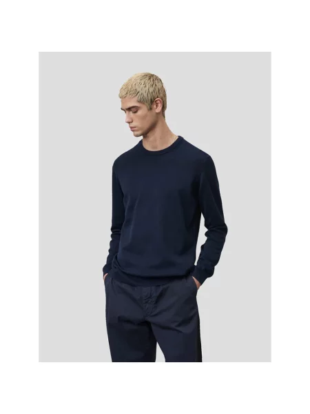 Dzianinowy sweter Blauer niebieski