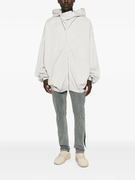 Hanorac cu glugă Rick Owens Drkshdw asimetric