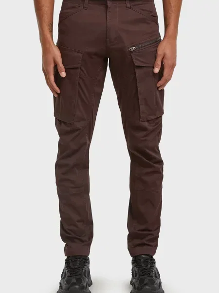 Штани карго G-star Raw коричневі