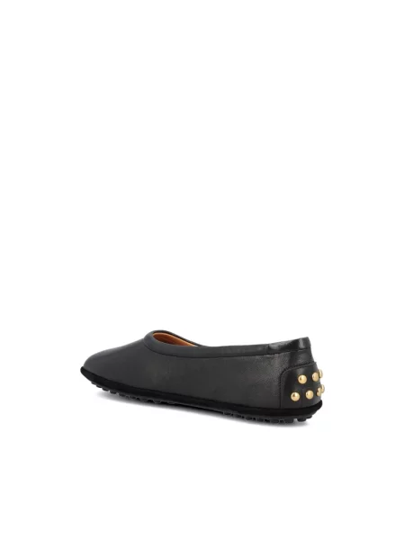 Balerinki Tod's skórzane czarne