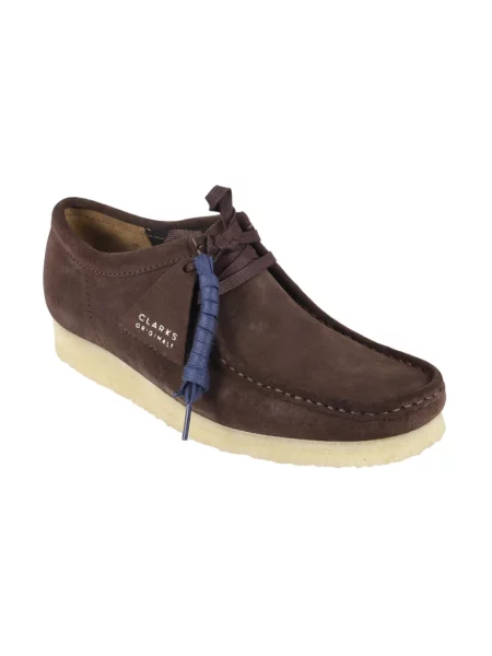 Półbuty Clarks skórzane brązowe