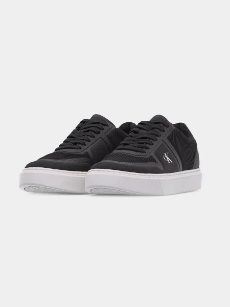 Sneakersy Calvin Klein Claccic Cups Laceup Knit Čierna biela