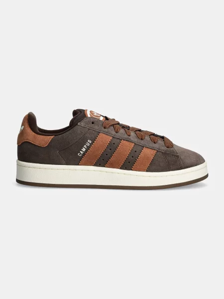 Superge iz semiša adidas Originals Campus rjava