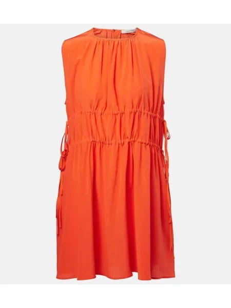 Rochie Asceno de mătase roșu